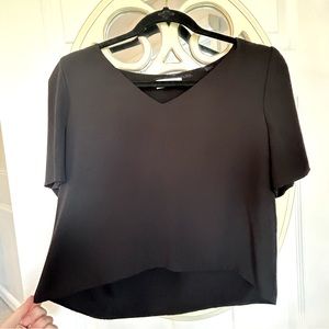 Aritzia Babaton Black Blouse
